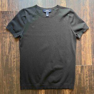 Womens Lands End Short Sleeve Sweater